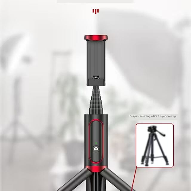 Phone Holder Tripod Adjustable Stand Mount Phone Holder - Tophatter Daily Deals