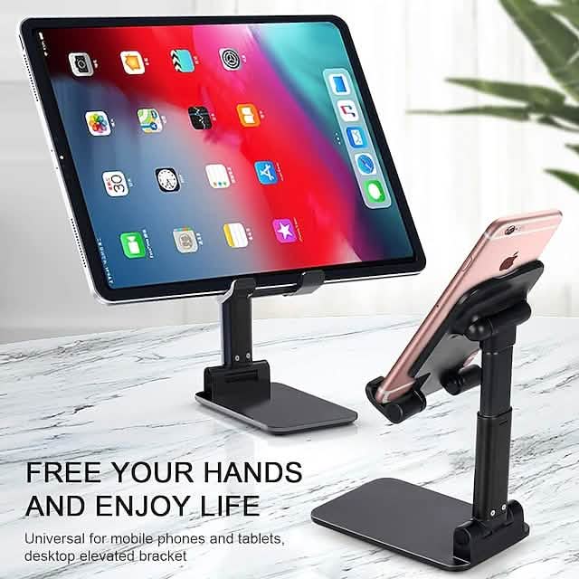 Phone Stand Holder Adjustable Height Increasing Phone Mounts & Holders - Tophatter Daily Deals