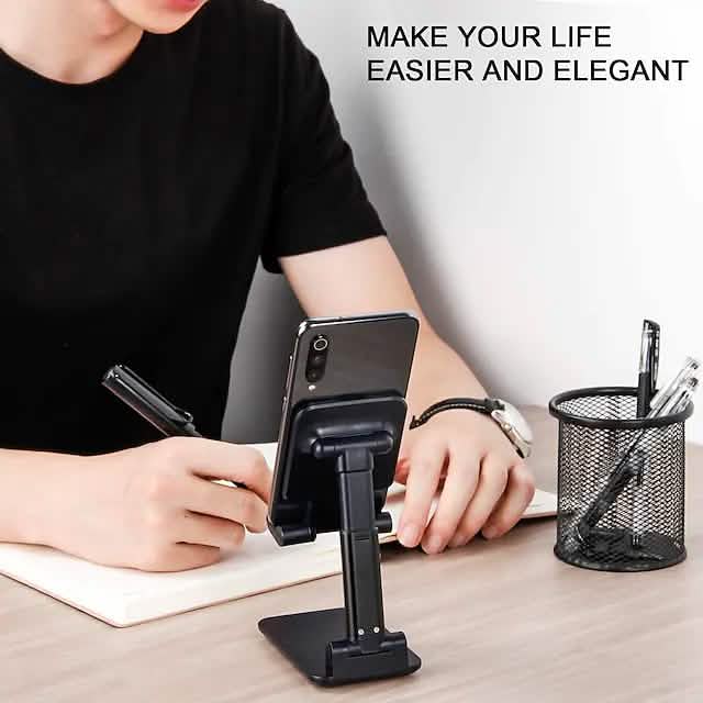 Phone Stand Holder Adjustable Height Increasing Phone Mounts & Holders - Tophatter Daily Deals