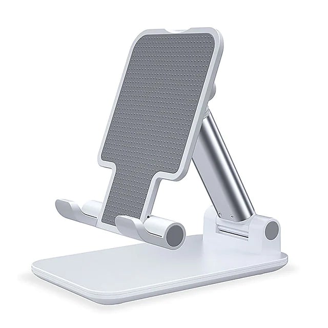 Phone Stand Holder Adjustable Height Increasing White Phone Holder - Tophatter Daily Deals