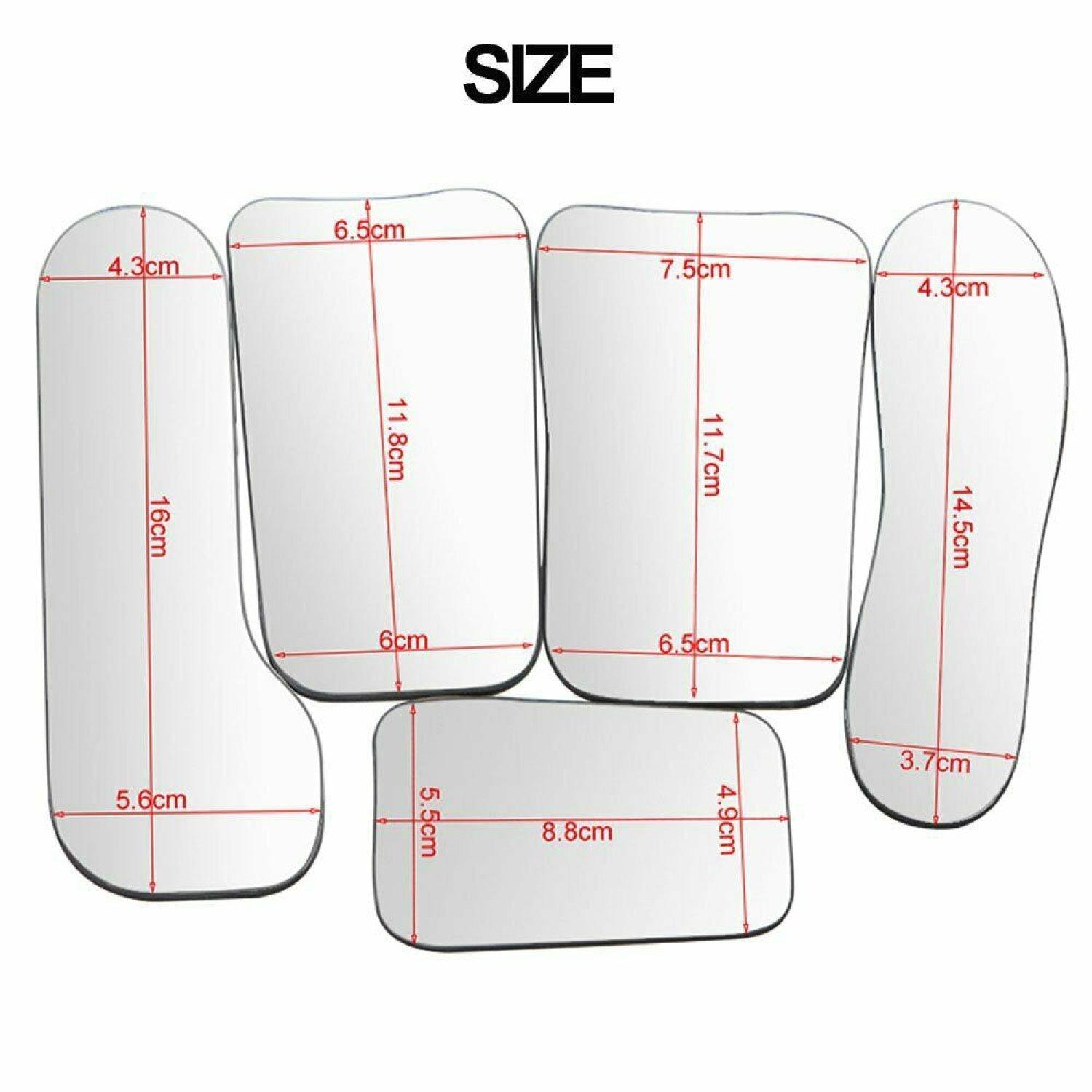 Dental Photography Mirrors - 5pcs Intra-Oral Mirror Dental Care Kits Oral Photographic Reflector Dental Orthodontic Intraoral Photographic Health Care - Tophatter Daily Deals