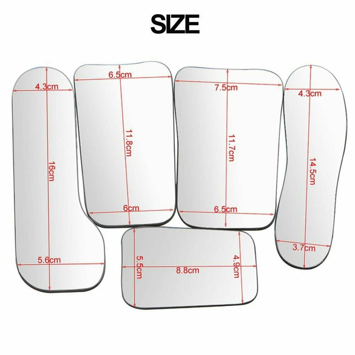 Dental Photography Mirrors - 5pcs Intra-Oral Mirror Dental Care Kits Oral Photographic Reflector Dental Orthodontic Intraoral Photographic Health Care - Tophatter Daily Deals