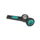 PieceMaker Karma Silicone Hand Pipe Abyss Black Hand Pipes - Tophatter Daily Deals