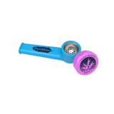 PieceMaker Karma Silicone Hand Pipe Beast Blue Hand Pipes - Tophatter Daily Deals