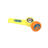 PieceMaker Karma Silicone Hand Pipe Yuca Yellow Hand Pipes - Tophatter Daily Deals