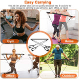 Pilates Bar Kit with 4 Resistance Bands Fitness & Exercise - Tophatter Daily Deals