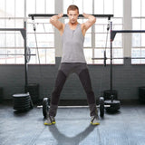 Pilates Bar Kit with 4 Resistance Bands Fitness & Exercise - Tophatter Daily Deals