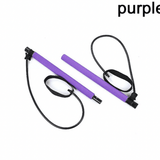 Pilates Exercise Bar - Portable Pilates Bar Kit with Resistance Bands Workout Bar Gym Stick Sports Toys - Tophatter Daily Deals