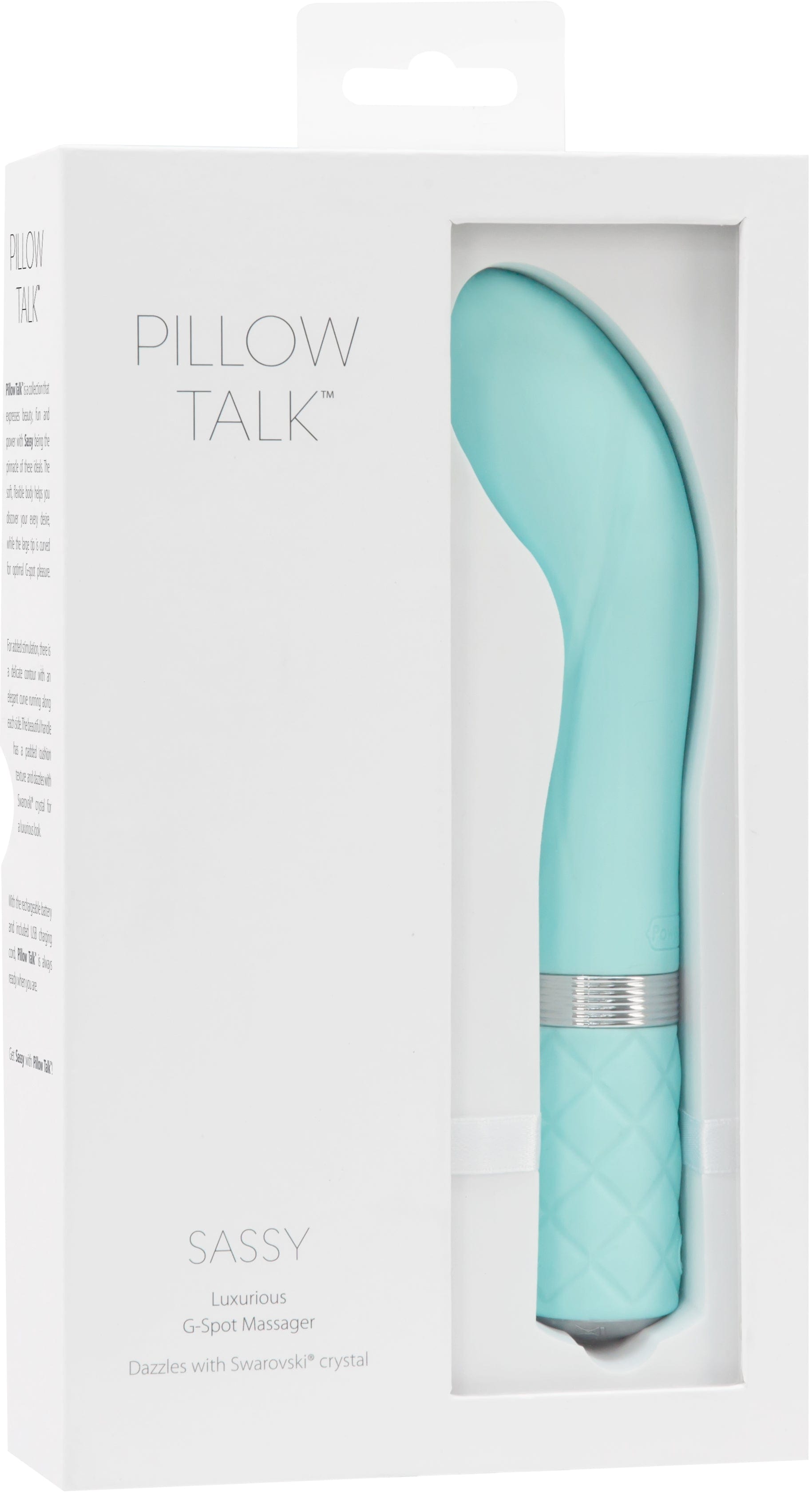 Pillow Talk Sassy (Teal) – G-Spot Vibrator > Sex Toys For Ladies > G-Spot Vibrators - Tophatter Daily Deals