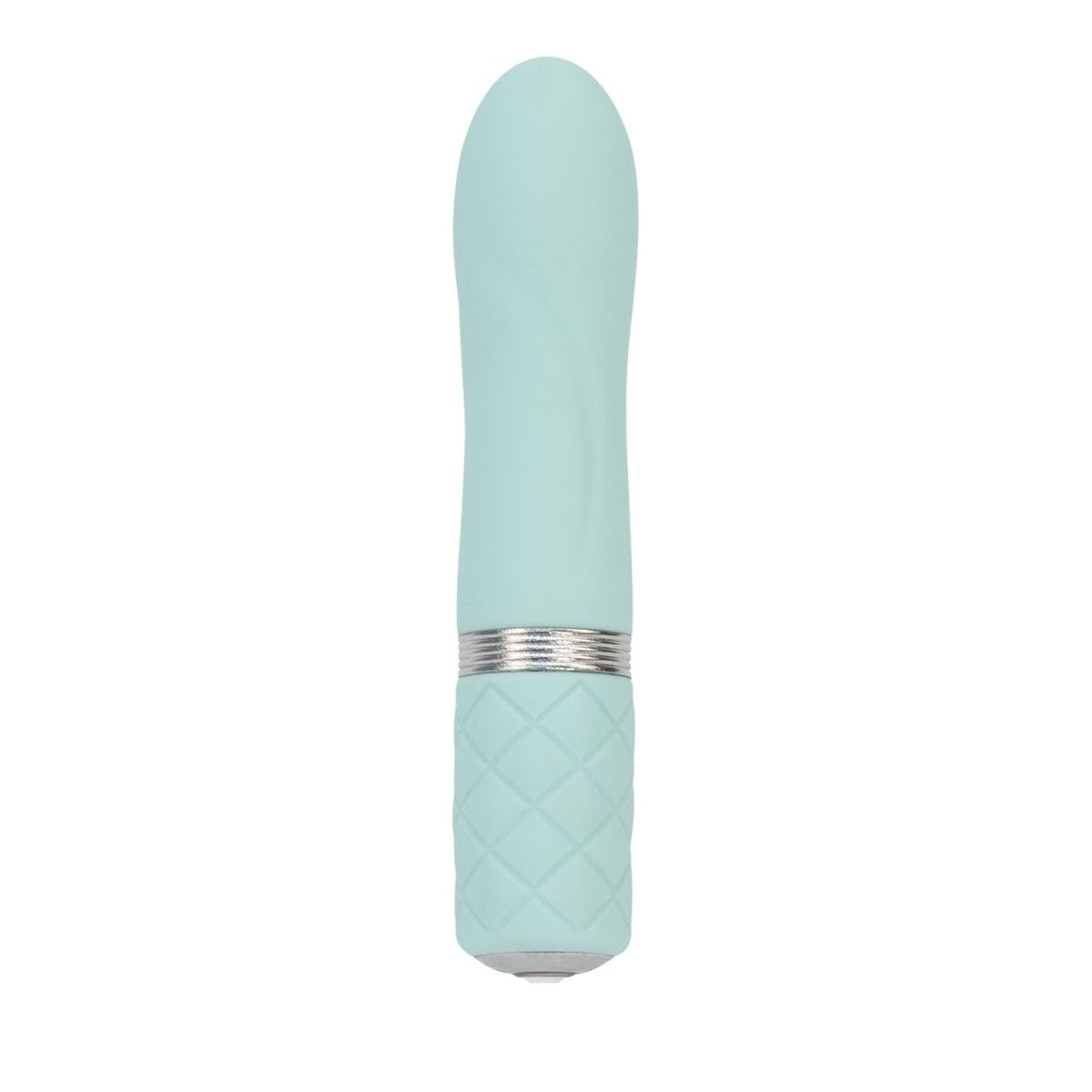 Pillow Talk Flirty Bullet Vibrator in Teal Teal Silicone USB Rechargeable Bullet Vibrator - Tophatter Daily Deals