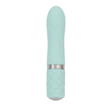 Pillow Talk Flirty Bullet Vibrator in Teal Teal Silicone USB Rechargeable Bullet Vibrator - Tophatter Daily Deals