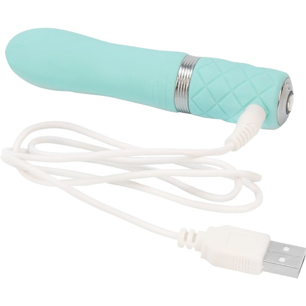 Pillow Talk Flirty Bullet Vibrator in Teal Bullet Vibrator - Tophatter Daily Deals