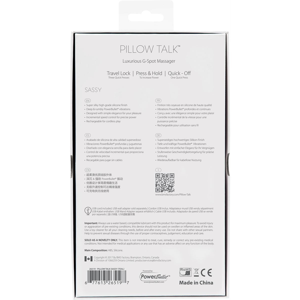 Pillow Talk Sassy G-Spot Vibrator in Teal Vibrator - Tophatter Daily Deals