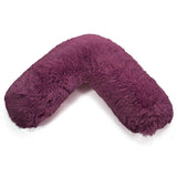 Pillowcases for V Shaped Pillow - Teddy Cuddles V Shape Pillow Case For Soft Back Neck Nursing Pregnancy Support Plum Pillows - Tophatter Daily Deals