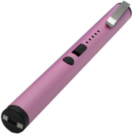 Small Pen Sized 7 Inches Rechargeable Stun Gun Pink - TOPHATTER'S ARMORY DEALS Collectible Weapons - Tophatter Daily Deals