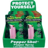 12) PS-1A Pink Hard Case Pepper Sprays with Display Option Add Display Self Defense - Tophatter Daily Deals