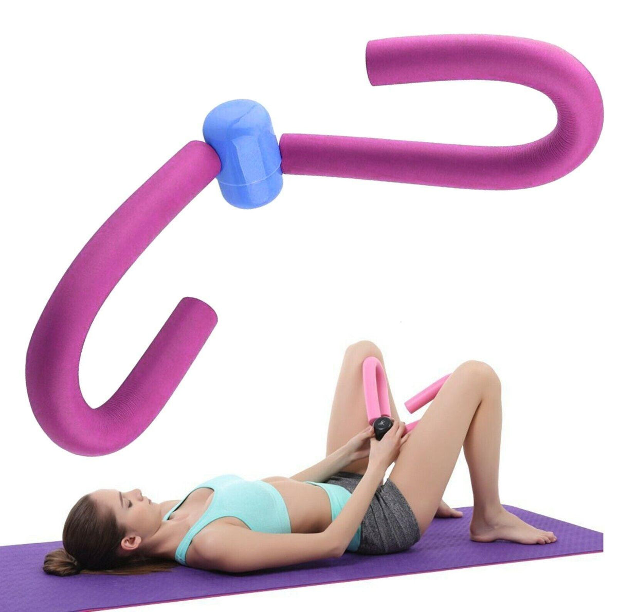 Multifunction Workout Thigh Master Fitness Equipment - Thigh Master Leg Muscle Fitness Workout Thigh Master Leg Muscle - Tophatter Daily Deals