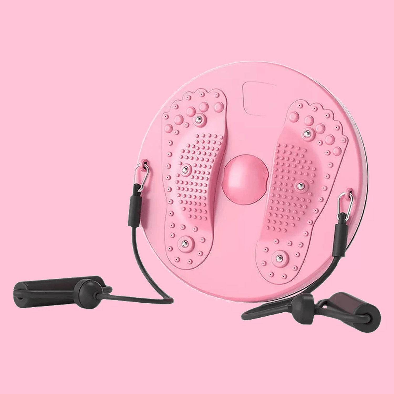 Waist Twisting Disc - Twist Board Foot Massage Home Fitness Exercise Equipment Pink Exercise & Fitness - Tophatter Daily Deals