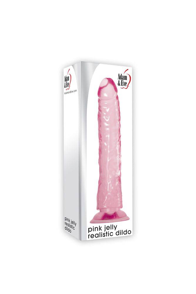 Adam & Eve - Pink Jelly Realistic Dildo Sex Toy - Tophatter Daily Deals