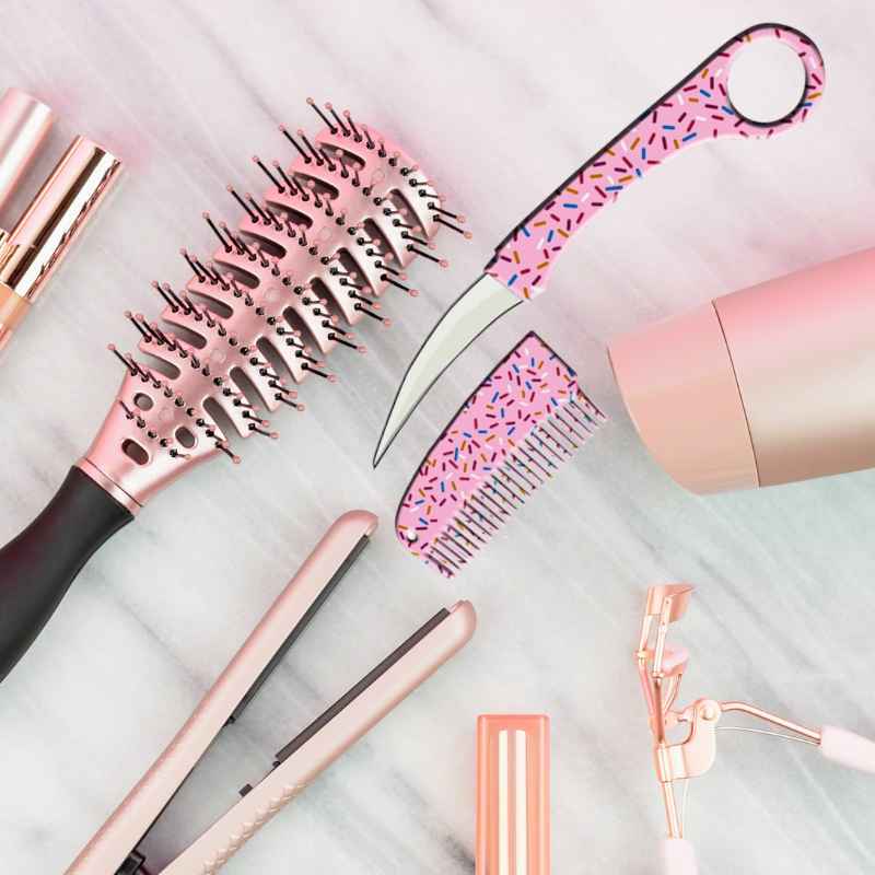 Hidden Blade Self-Defense Comb Knife Knives & Knuckles - Tophatter Daily Deals