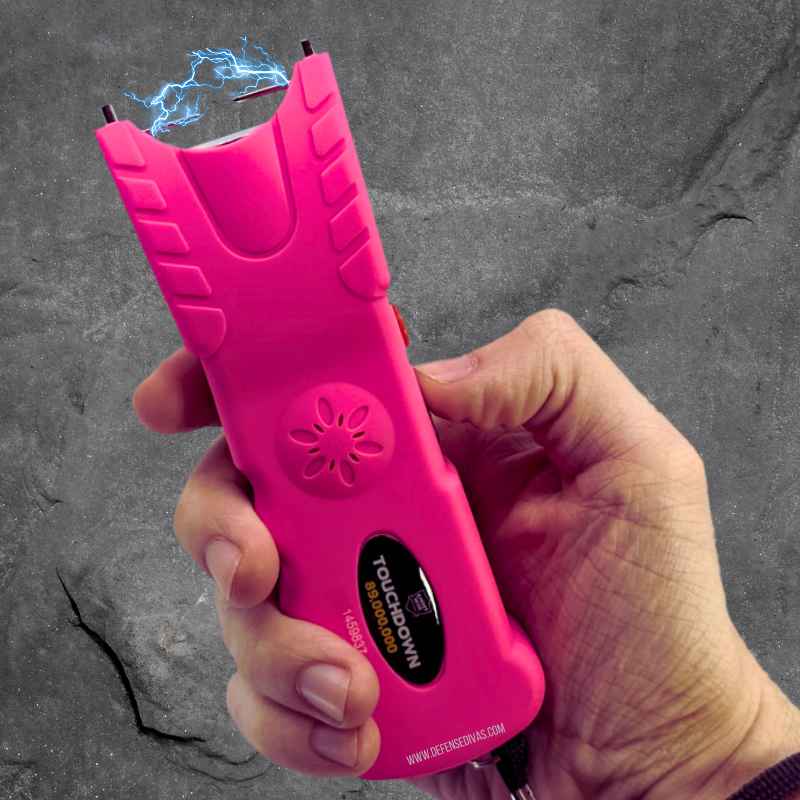 Touchdown 89,000,000 Flashlight Stun Gun Panic Alarm Pink Stun Guns - Tophatter Daily Deals