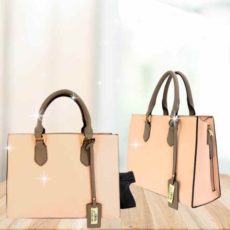 Cameleon® Remi Conceal Carry Handbag with Adjustable Strap Handgun Purses - Tophatter Daily Deals