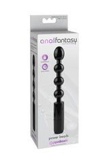 Pipedream - Anal Fantasy - Power Beads Vibrating Anal Beads - Black Sex Toy - Tophatter Daily Deals