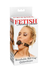 Pipedream - Fetish Fantasy - Breathable Ball Gag - Black BDSM - Tophatter Daily Deals
