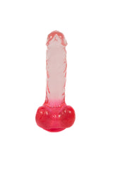 Pipedream - King Cock - 6 inch Clear Realistic Cock with Balls - Pink Sex Toy - Tophatter Daily Deals