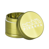 Piranha Aluminum Grinder | 3pc | 2" Lime Green Metal Grinders - Tophatter Daily Deals