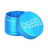 Piranha Aluminum Grinder | 3pc | 2" Light Blue Metal Grinders - Tophatter Daily Deals