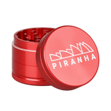 Piranha Aluminum Grinder | 3pc | 2" Red Metal Grinders - Tophatter Daily Deals