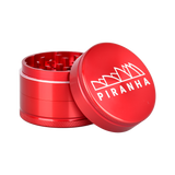 Piranha Aluminum Grinder | 3pc | 2.2" Red Metal Grinders - Tophatter Daily Deals