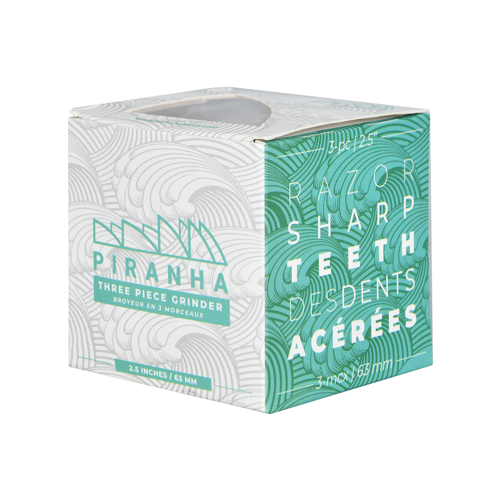 Piranha Aluminum Grinder | 3pc | 2.5" Grinders - Tophatter Daily Deals