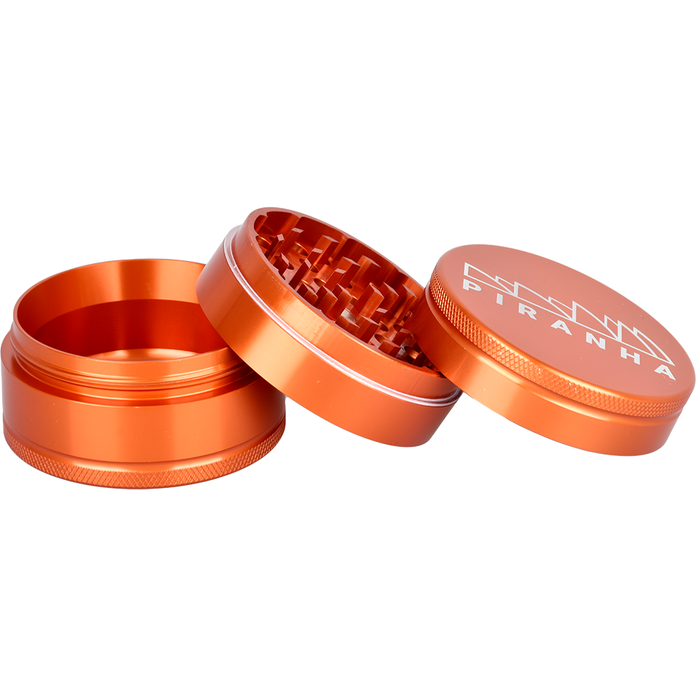 Piranha Aluminum Grinder | 3pc | 2.5" Grinders - Tophatter Daily Deals