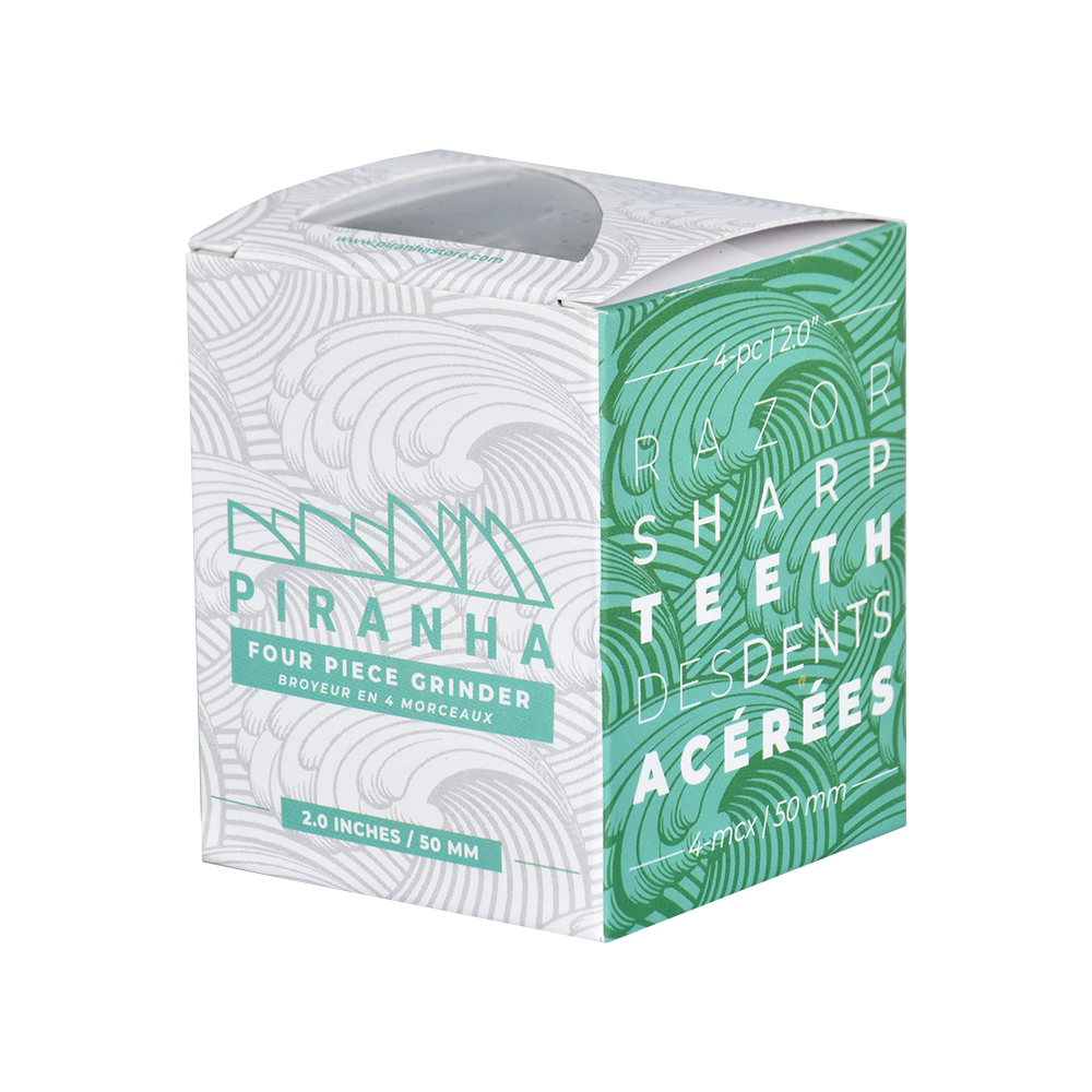 Piranha Aluminum Grinder | 4pc | 2