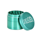 Piranha Aluminum Grinder | 4pc | 2" Turquoise Metal Grinders - Tophatter Daily Deals