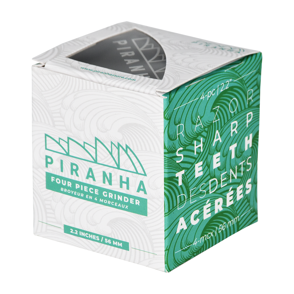 Piranha Aluminum Grinder | 4pc | 2.2" Grinders - Tophatter Daily Deals