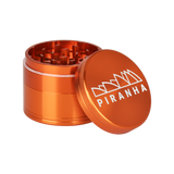 Piranha Aluminum Grinder | 4pc | 2.2" Orange Metal Grinders - Tophatter Daily Deals