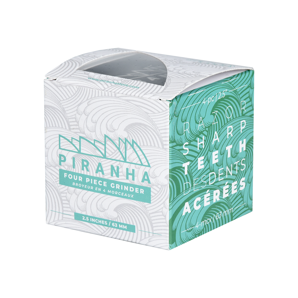 Piranha Aluminum Grinder | 4pc | 2.5