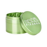 Piranha Aluminum Grinder | 4pc | 3" Green Metal Grinders - Tophatter Daily Deals