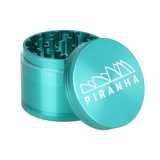 Piranha Aluminum Grinder | 4pc | 3.5" Turquoise Metal Grinders - Tophatter Daily Deals