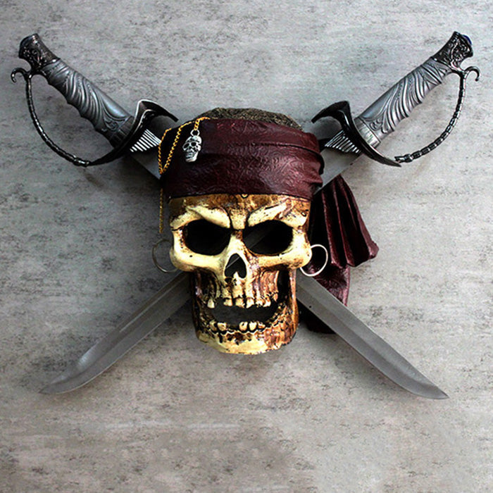 Skull with Two Sabres Movie Sword - Tophatter Daily Deals