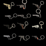 12 In 1 Metal World Famous Pistol Revolver Gun Keychain 12 in 1 Pack - Tophatter Daily Deals
