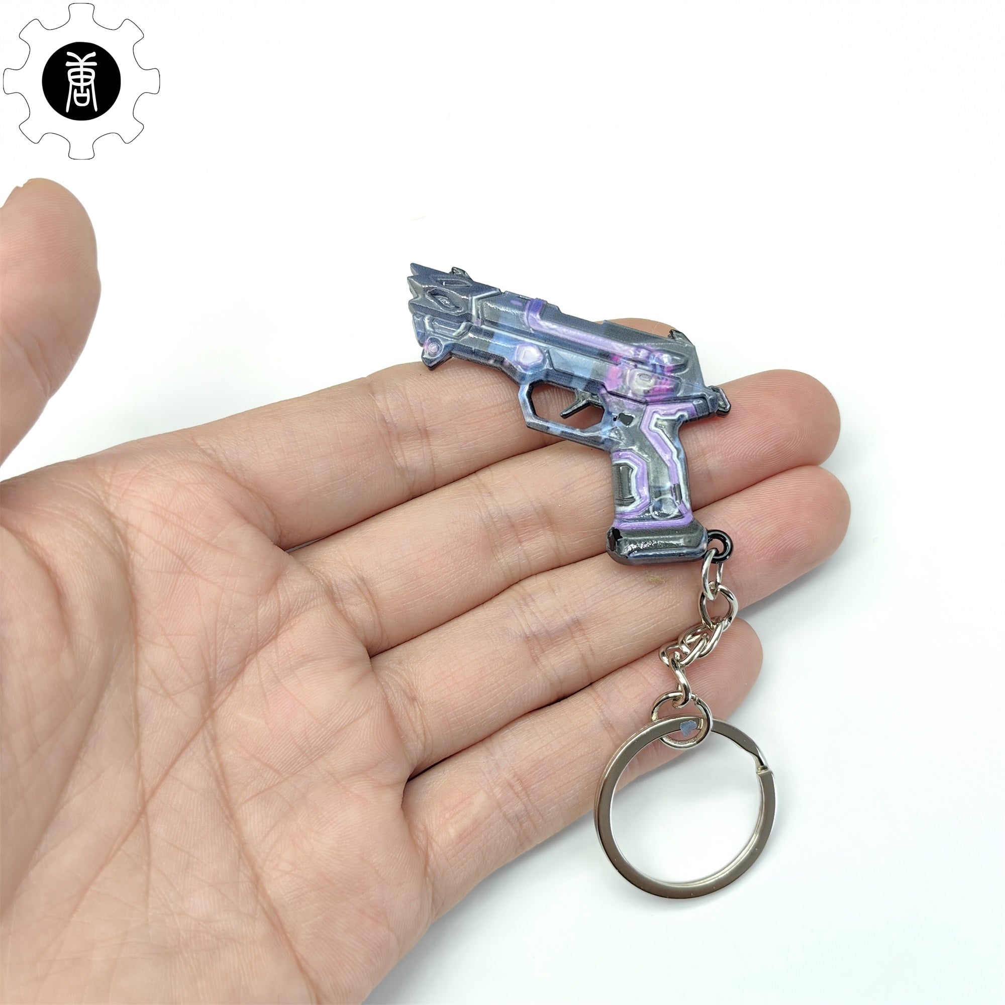 Mini Undercity Classic Gun Metal Keychain - Tophatter Daily Deals