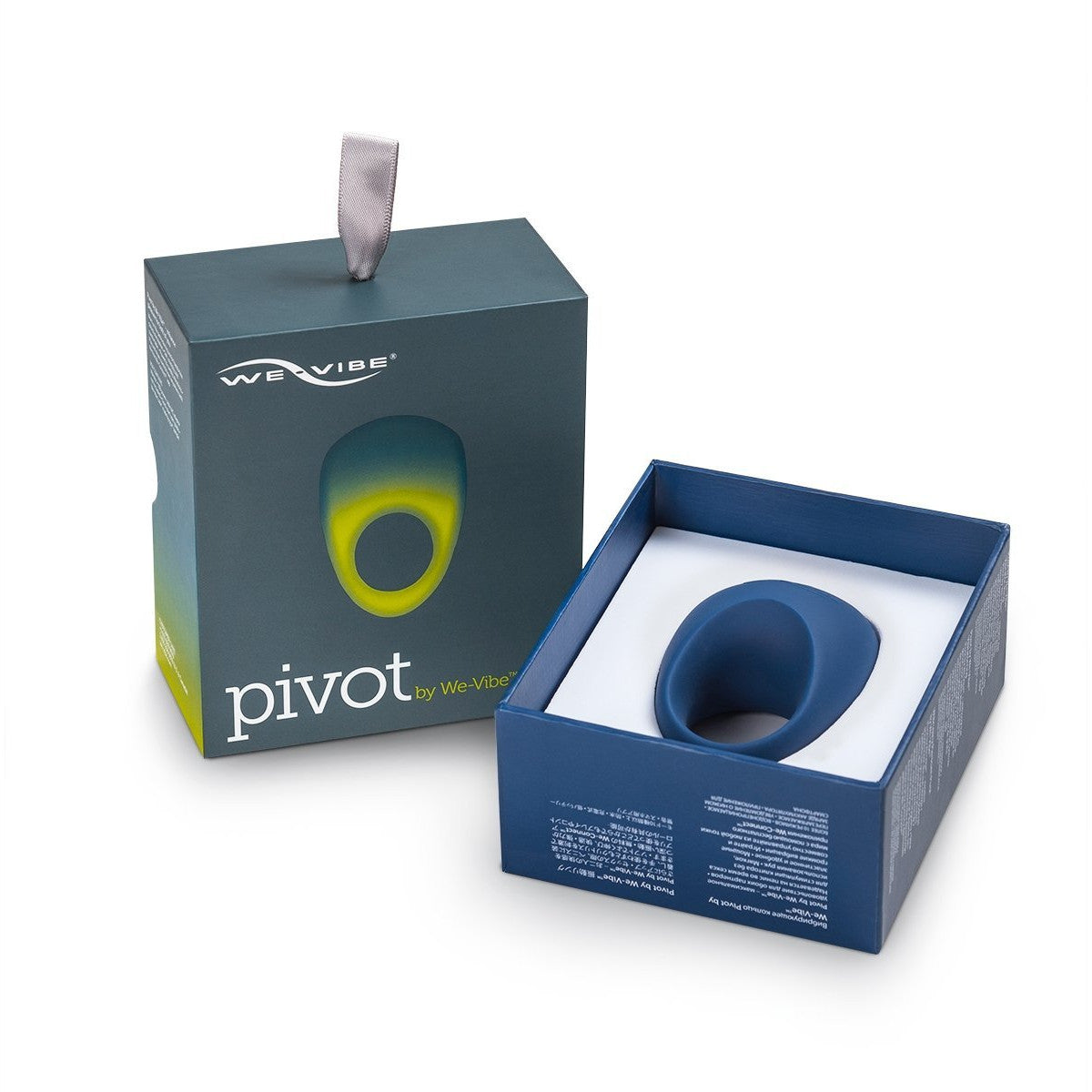 We-Vibe Pivot Vibrating Silicone Penis Ring in Midnight Blue Vibrating Cock Ring - Tophatter Daily Deals