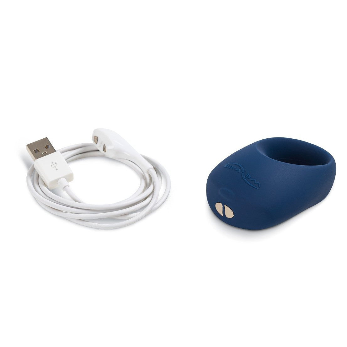 We-Vibe Pivot Vibrating Silicone Penis Ring in Midnight Blue Vibrating Cock Ring - Tophatter Daily Deals