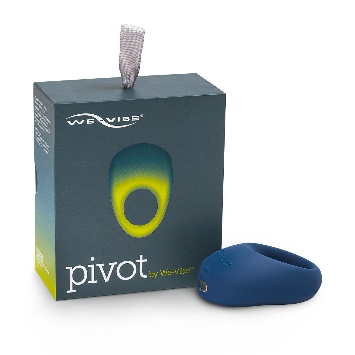 We-Vibe Pivot Vibrating Silicone Penis Ring in Midnight Blue Vibrating Cock Ring - Tophatter Daily Deals