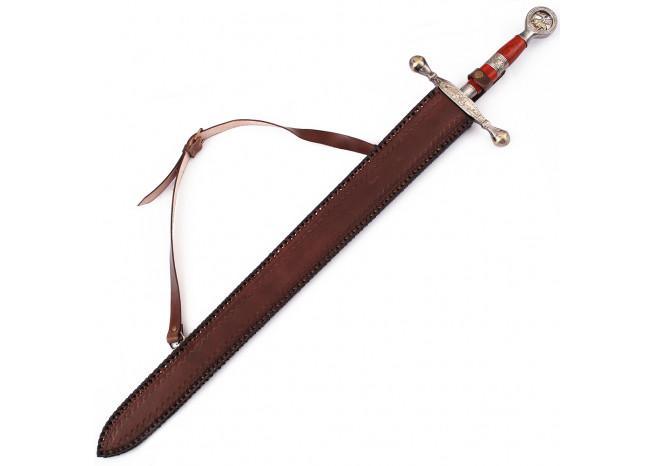 Saint George the Dragon Slayer Damascus Steel Medieval Sword swords - Tophatter Daily Deals