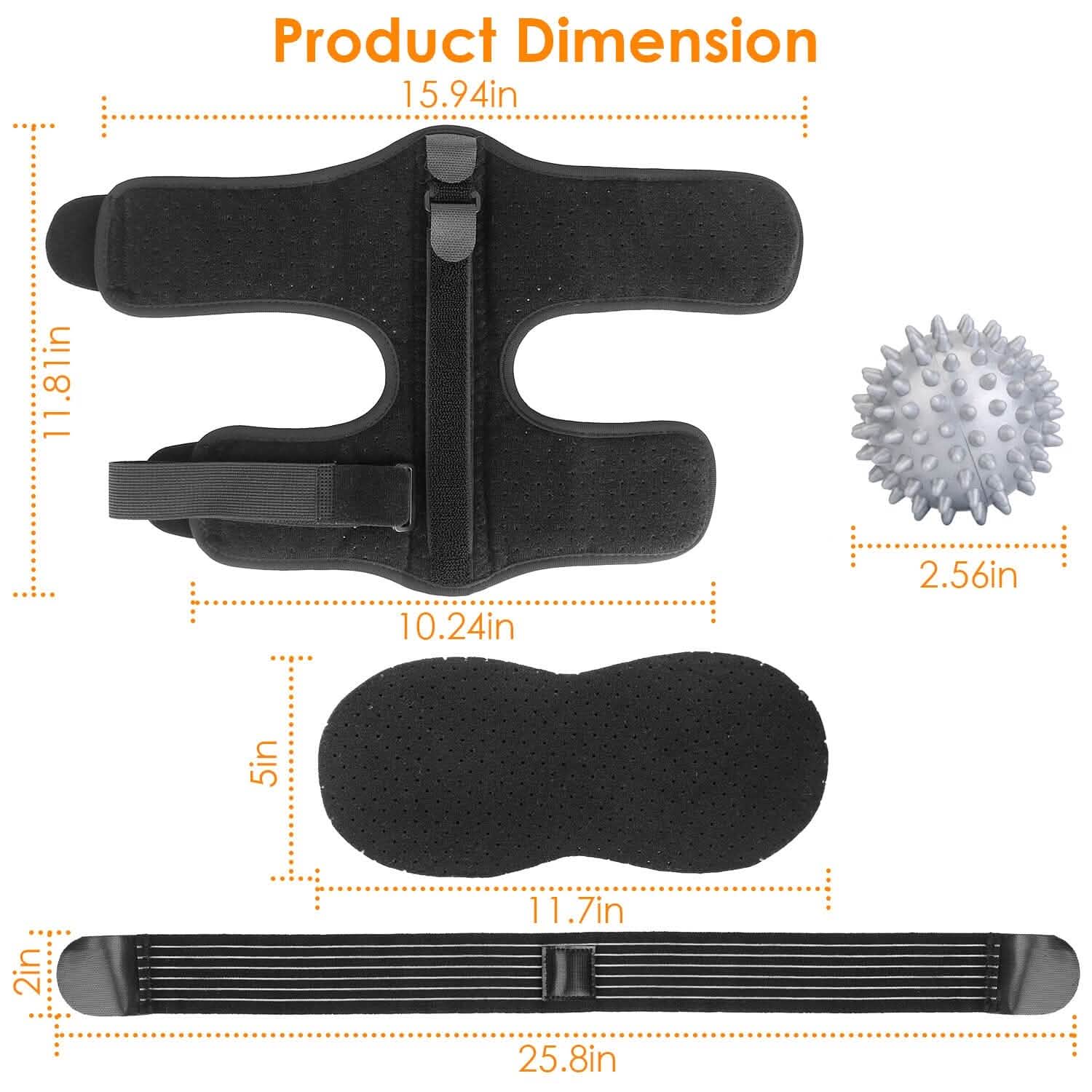 Plantar Fasciitis Night Splint Adjustable Foot Orthotic Brace Health & Wellness - Tophatter Daily Deals